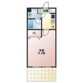 1Kの間取り画像