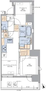 トラディティオ門前仲町【14階】の間取り