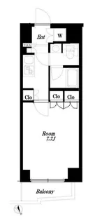 ルーブル都立家政伍番館【5階】の間取り