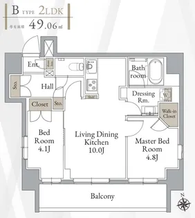 LiveCasa高円寺【5階】の間取り