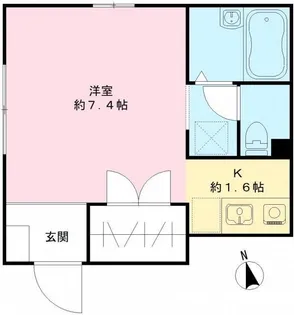 東京都新宿区北新宿3【アパート】の間取り