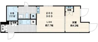 東京都渋谷区代々木1【マンション】の間取り