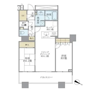 東京都江東区有明1【マンション】の間取り