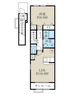 ルミエールII【2階】の間取り