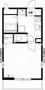 千葉県千葉市花見川区幕張町2【アパート】の間取り