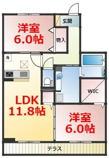 神奈川県小田原市蓮正寺【アパート】の間取り