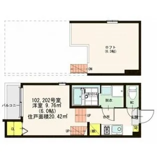 Avenir briller【2階】の間取り