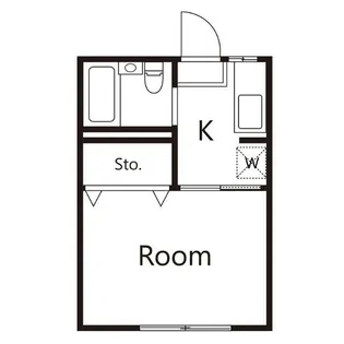 神奈川県小田原市久野【アパート】の間取り