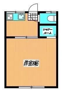 三鷹ハイツC【1階】の間取り