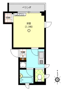 エスポワール【4階】の間取り