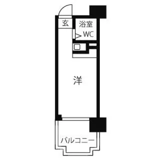 ネオダイキョー三宮【5階】の間取り