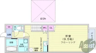 グレオン1【1階】の間取り