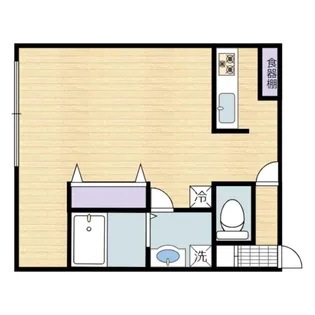 ウエストパークB 2階【2階】の間取り