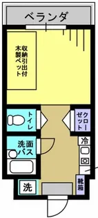 ラフィーネ学生マンション【4階】の間取り