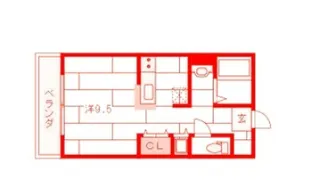 ビラ堀ノ内【2階】の間取り