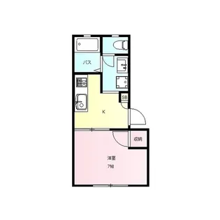 コスモコーポ【2階】の間取り