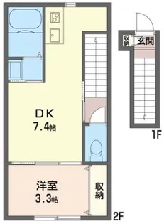 ウェルスクエア自由が丘EAST【2階】の間取り
