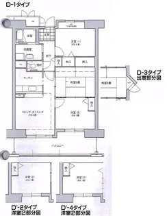 コーシャハイツ中野【7階】の間取り