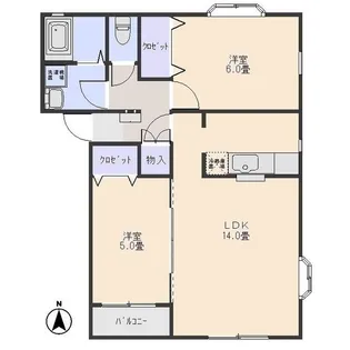 第2MHハウスH【1階】の間取り