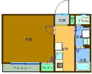 Villa d’Este ヴィラデステ【2階】の間取り