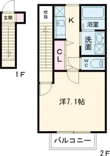 アムール YUKI【2階】の間取り