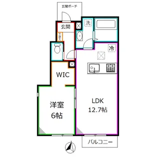 アーバンヒルズ【1階】の間取り