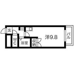 エステイタスAS-17【4階】の間取り