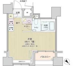 アネーロ銀座【3階】の間取り