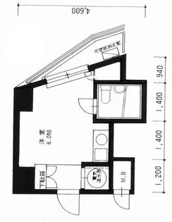 シティハイツ日本橋【6階】の間取り