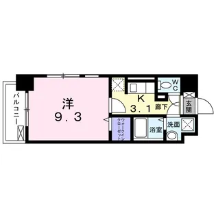 パルトネール板付【6階】の間取り
