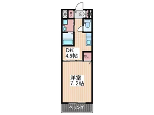 広島県広島市西区庚午中4【マンション】の間取り