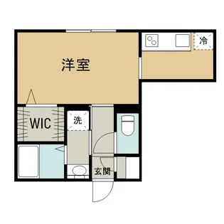 Primary南大通【1階】の間取り