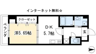 ブリエ三竹【2階】の間取り
