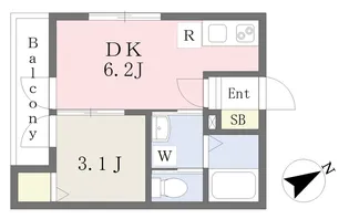 リコルド河原町【1階】の間取り