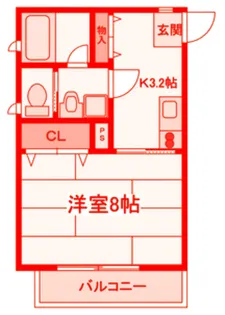 ルナートノ【1階】の間取り