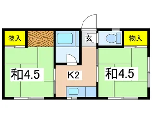 ドミ-ル丸山【2階】の間取り