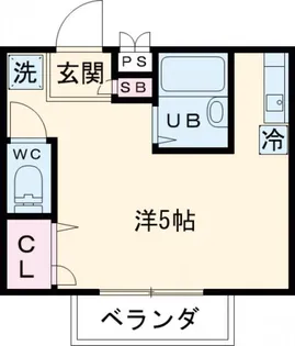 ボヌールあさひ【1階】の間取り