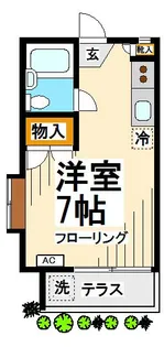 東京都世田谷区八幡山2【アパート】の間取り