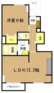 三重県伊勢市磯町【アパート】の間取り