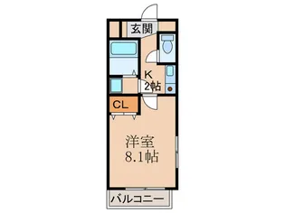 福岡県大野城市白木原2【マンション】の間取り