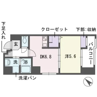 アブニール舞鶴II【2階】の間取り