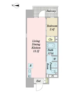 ブランヴェール【3階】の間取り