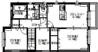 Plaisir堅田【2階】の間取り