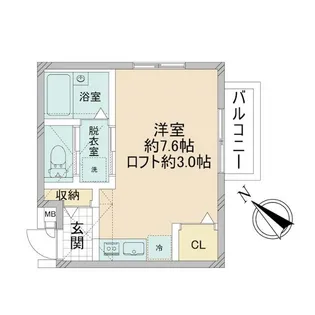 トライヒルズII【1階】の間取り