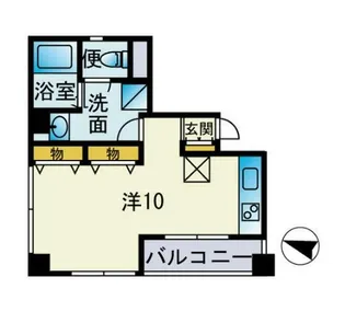 リノスタイル月島【3階】の間取り
