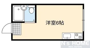 大宝森之宮ロイヤルハイツ【5階】の間取り