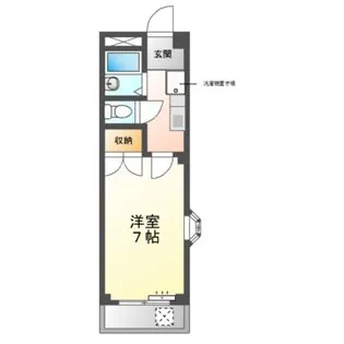 サニーハイツ本郷【1階】の間取り