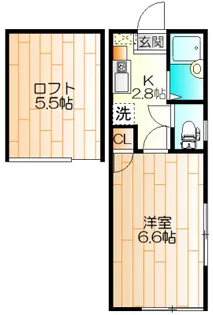 第10シバタハウス【1階】の間取り