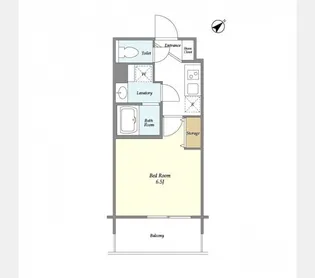 Crane Court Tsurumi【7階】の間取り