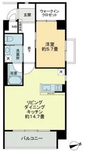 メゾン・ド山手【2階】の間取り